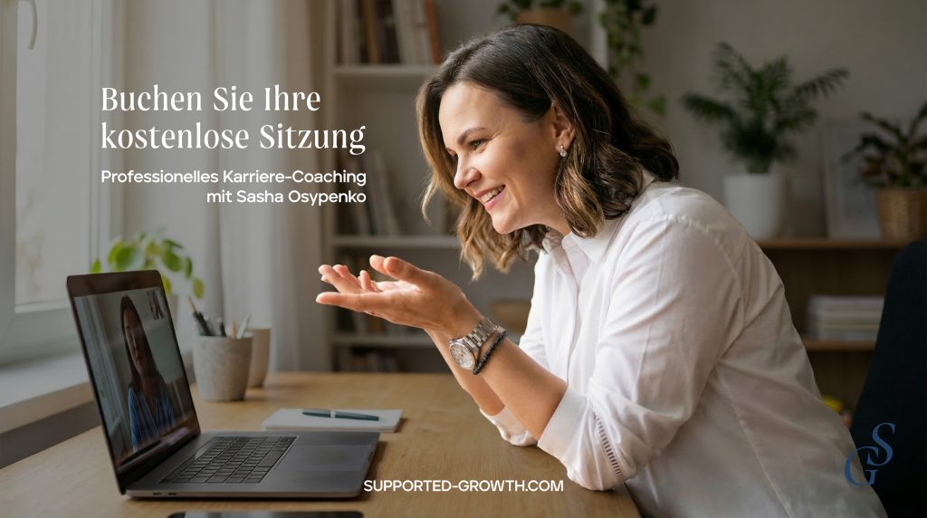 Professionelles Karriere-Coaching mit Sasha Osypenko. Buchen Sie Ihre kostenlose Sitzung