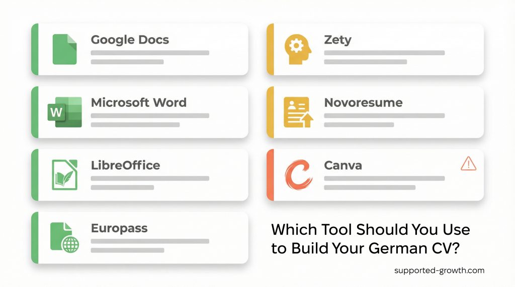 Which Tool Should You Use to Build Your German CV?