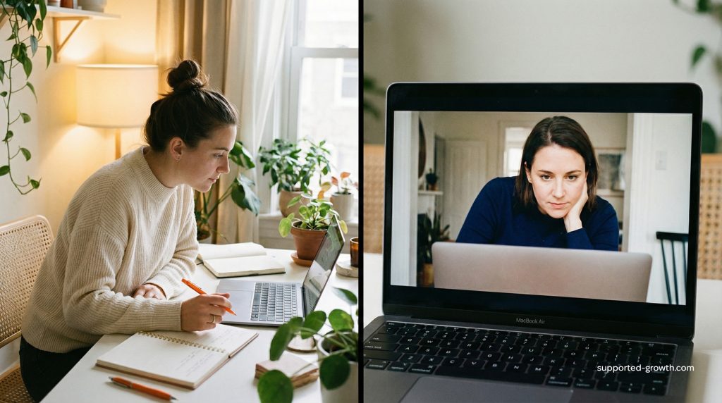 Coaching session – human connection