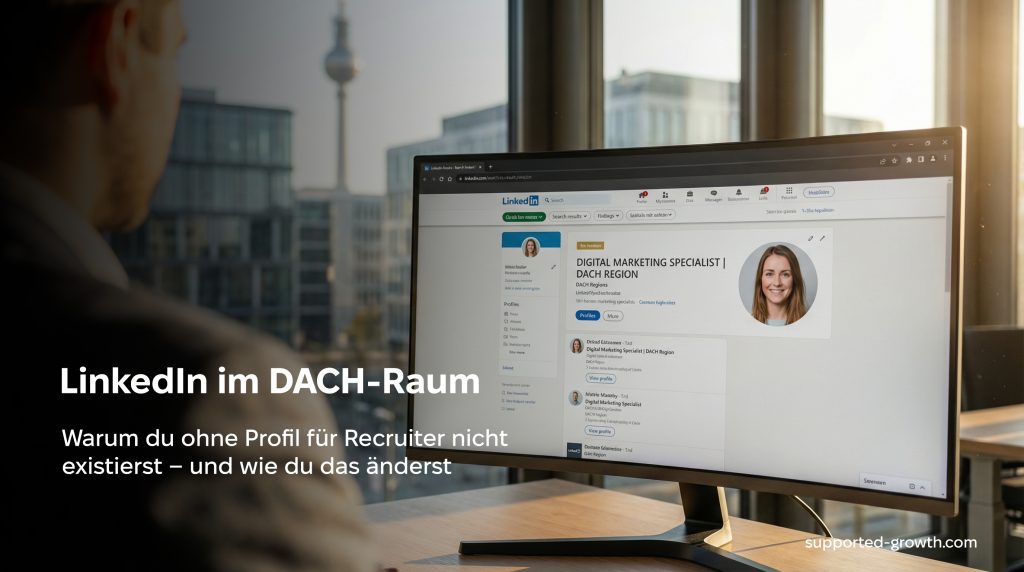 LinkedIn im DACH-Raum: Warum du ohne Profil für Recruiter nicht existierst – und wie du das änderst