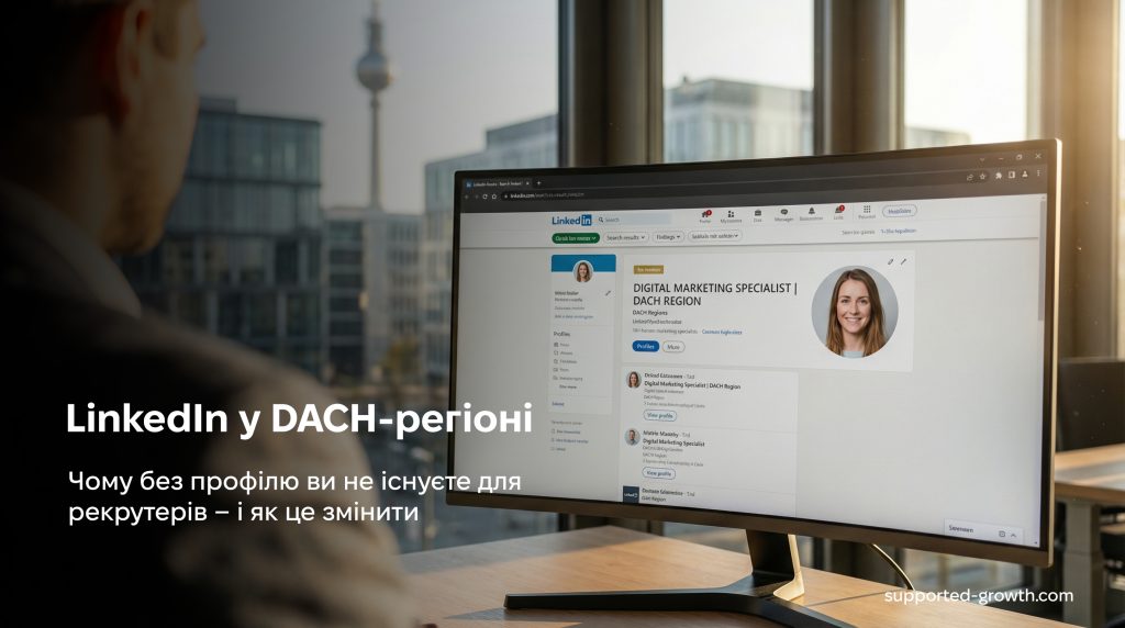 LinkedIn у DACH-регіоні: чому без профілю тебе не існує для рекрутерів – і як це змінити