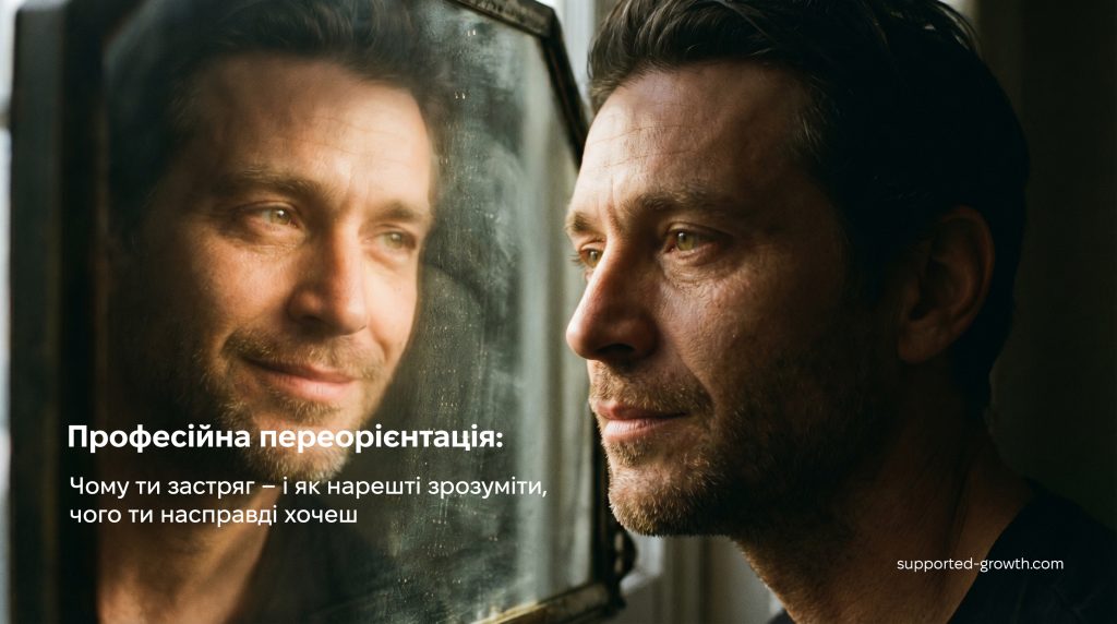 Професійна переорієнтація: Чому ти застряг – і як нарешті побачити, чого ти насправді хочеш
