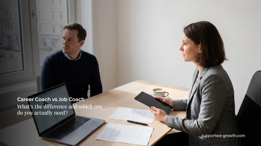 Career Coach vs Job Coach in Germany – what's the difference and which one do you actually need?